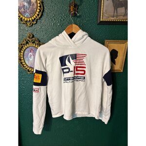 Polo Ralph Lauren Crop Hoodie Girls XL P-15 Offshore Sailing Team ATL 6
